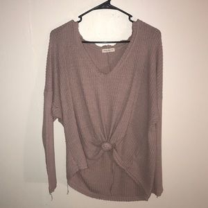 Socialite waffle knit sweater